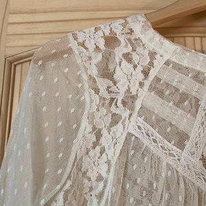 Free People Lace Top